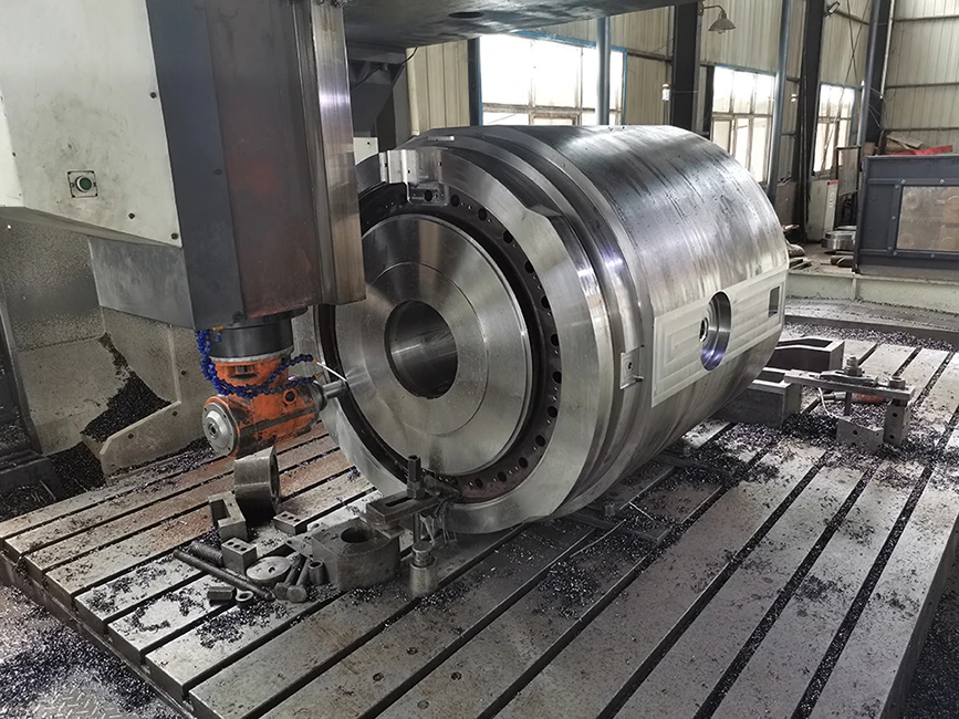 extrusion press container machining 02 extrusion press container machining 02
